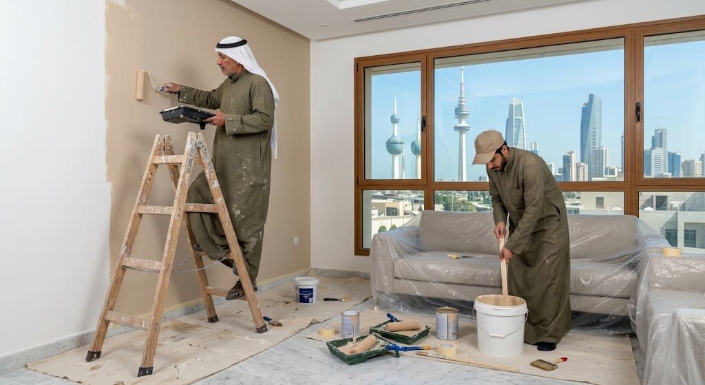 صباغ منازل العمرية بالكويت لتقديم أفضل خدمات طلاء الجدران والديكورات باحترافية