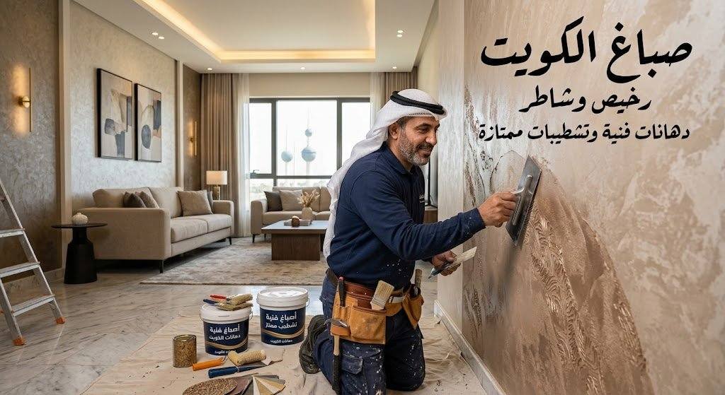 صباغ رخيص شاطر بالكويت دهانات فنية وتشطيبات ممتازة بأفضل سعر